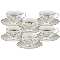 Набор 12 предметов Гармония: 6 чашек + 6 блюдец